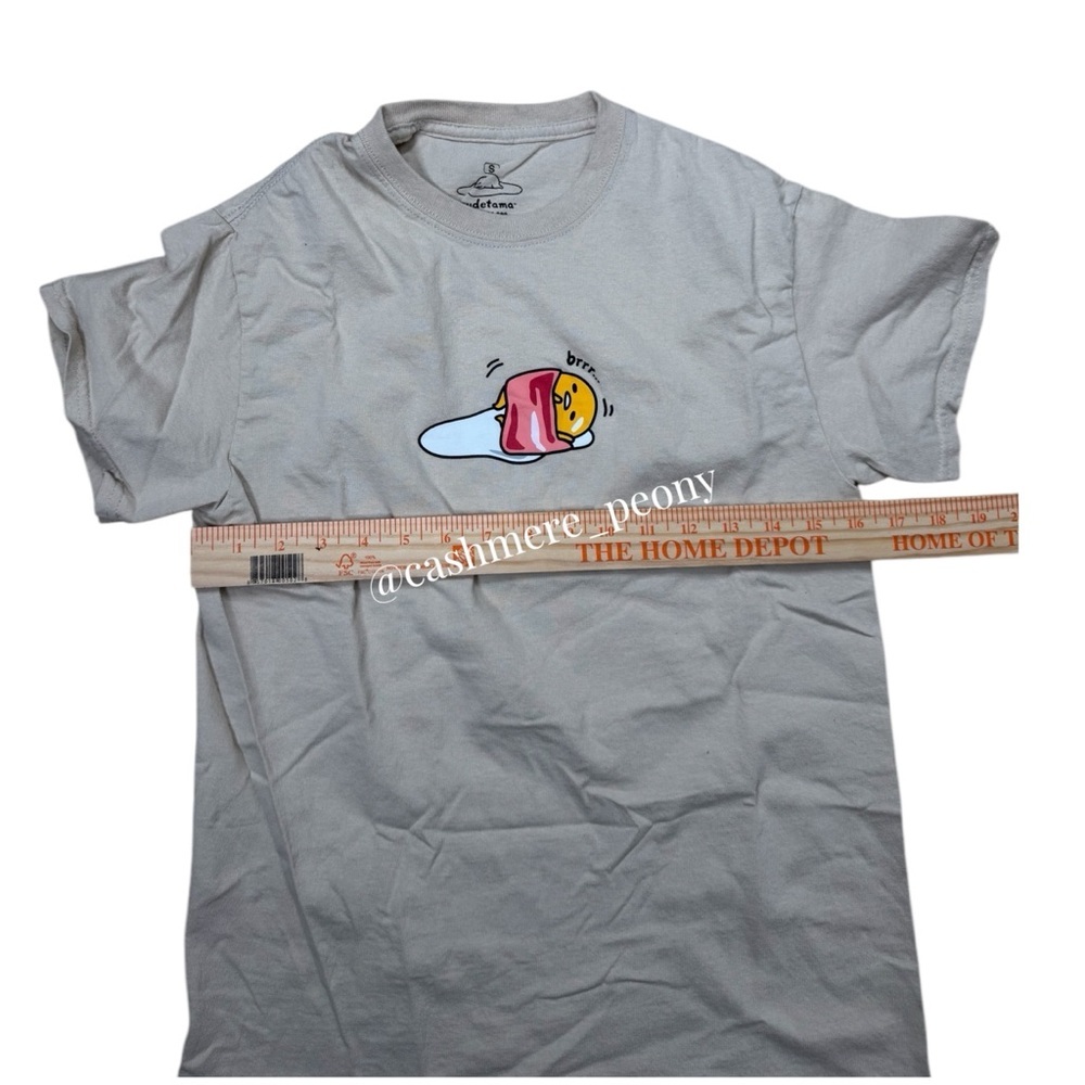 Sanrio Gudetama The Lazy Egg Graphic T-Shirt Small Unisex - Picture 7 of 8
